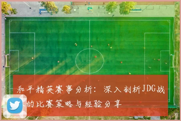 和平精英赛事分析：深入剖析JDG战队的比赛策略与经验分享