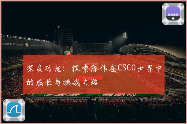 深度对话：探索陈伟在CSGO世界中的成长与挑战之路