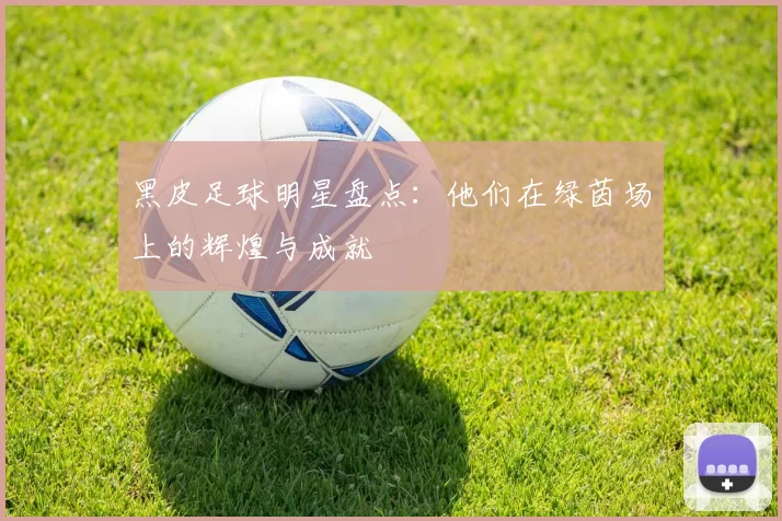 黑皮足球明星盘点：他们在绿茵场上的辉煌与成就