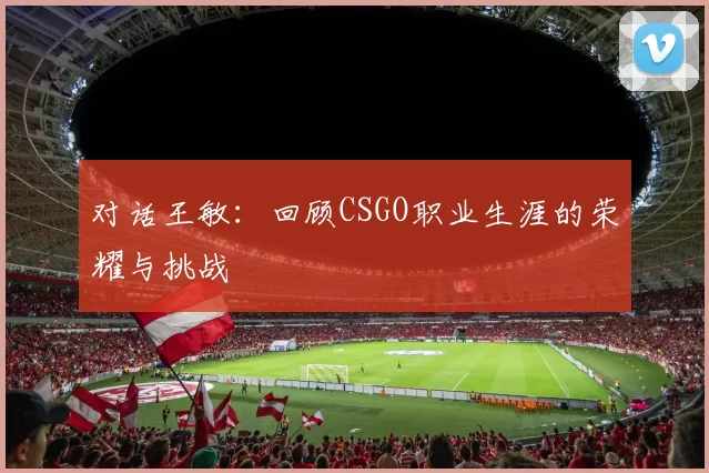 对话王敏：回顾CSGO职业生涯的荣耀与挑战